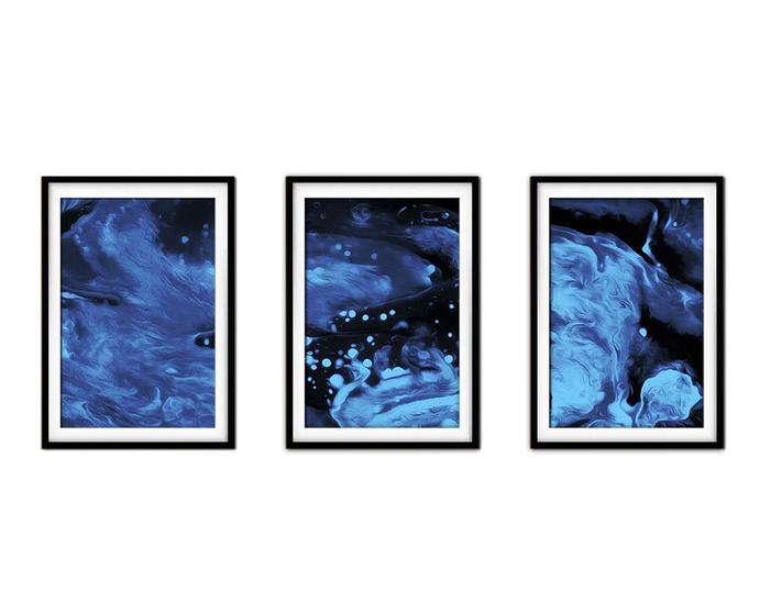 Imagem de Quadro decor 45x96 canvas formas abstratas mod 69