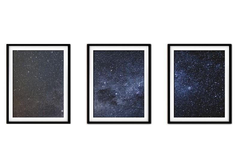 Imagem de Quadro decor canvas 55x110 universo colorido mod 7