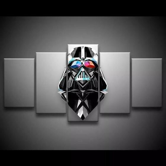 Imagem de Quadro Decorativo 129x63 Sala Quarto Darth Vader Star Wars 1