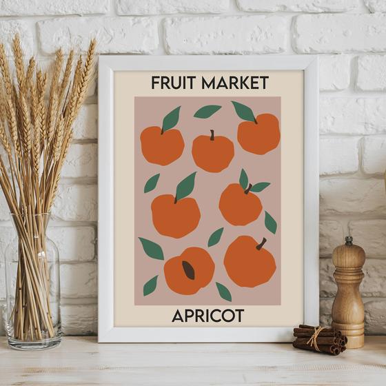 Imagem de Quadro Decorativo 30x45 - Fruit Market Apricot