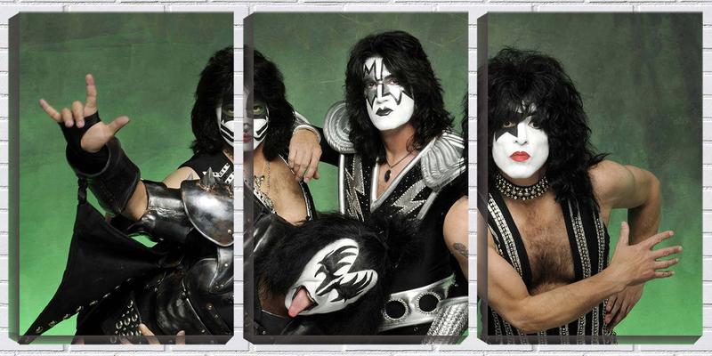 Imagem de Quadro Decorativo 30x66 banda kiss