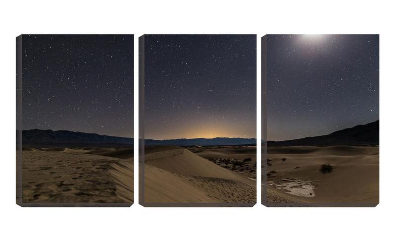 Imagem de Quadro Decorativo 30x66 céu estrelado no deserto