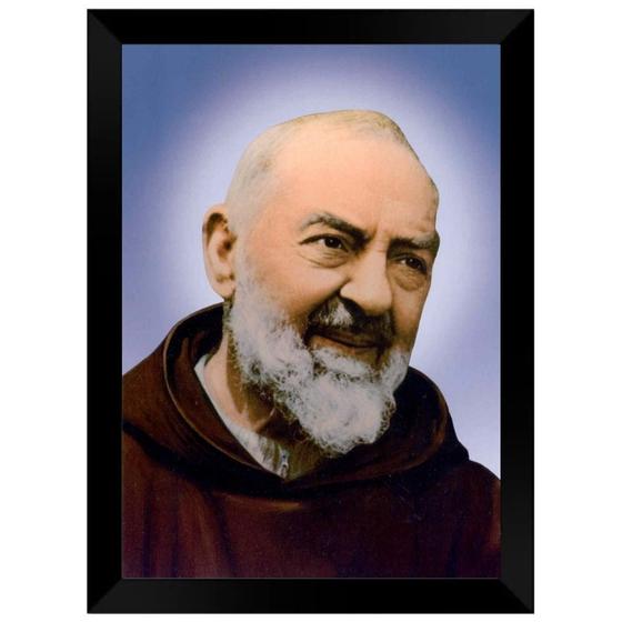 Imagem de Quadro Decorativo 33x45 Padre Pio Mod. 1