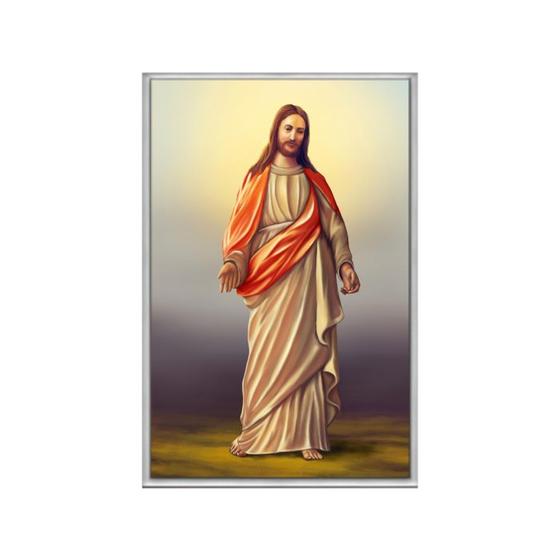 Imagem de Quadro decorativo 40x60cm canvas jesus iluminado rlg005