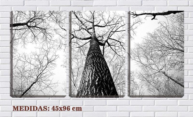 Imagem de Quadro Decorativo 80x140 caule grande e galhos secos