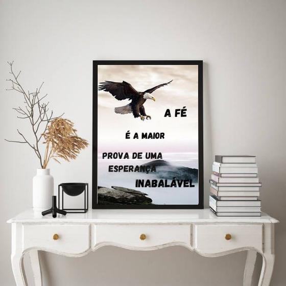 Imagem de Quadro Decorativo A Filosofia DoSucesso 33x24cm - com vidro