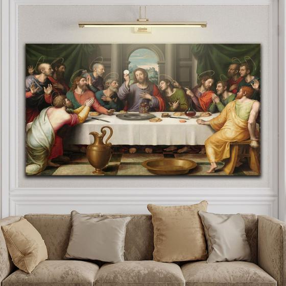Quadro Decorativo A Santa Ceia Menor preço em Quadro Decorativo A Santa Ceia