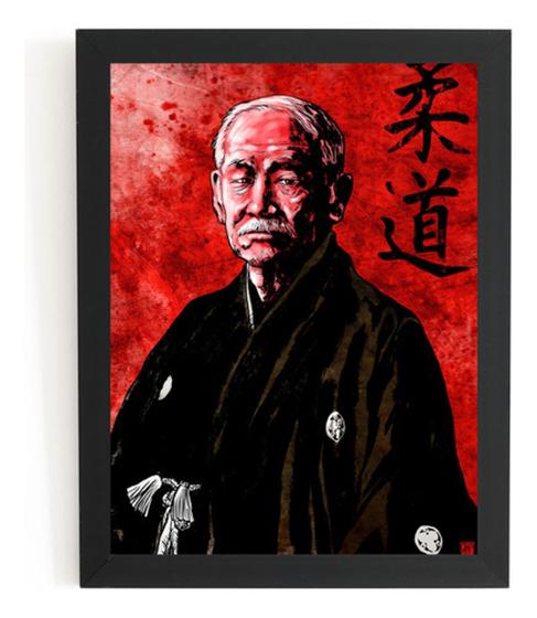 Imagem de Quadro Decorativo Academias Judo Mma Ufc Mestre Jigoro Kano