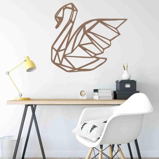 Imagem de Quadro Decorativo Adorno Cisne 3Mm Vado - Mdf