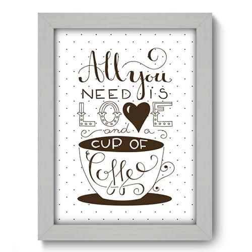 Imagem de Quadro Decorativo - All You Need - 19cm x 25cm - 140qdrb