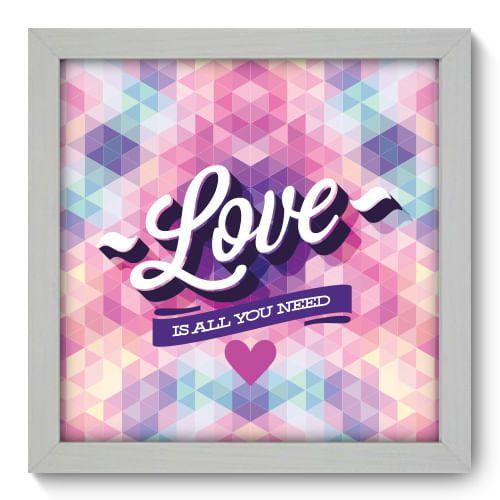 Imagem de Quadro Decorativo - All You Need - 22cm x 22cm - 006qdob