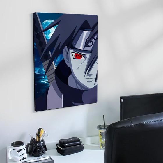 Imagem de Quadro Decorativo Anime Naruto - Sasuke Mdf 27x20cm