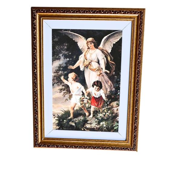 Imagem de Quadro Decorativo Anjo da Guarda A3 - FR111 Luxo