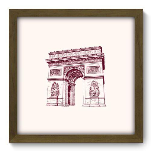 Imagem de Quadro Decorativo - Arco do Triunfo - 33cm x 33cm - 094qdmm