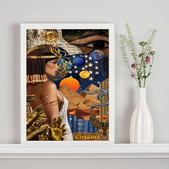 Imagem de Quadro Decorativo Arquétipo Da Cleópatra 24X18Cm - Com Vidro