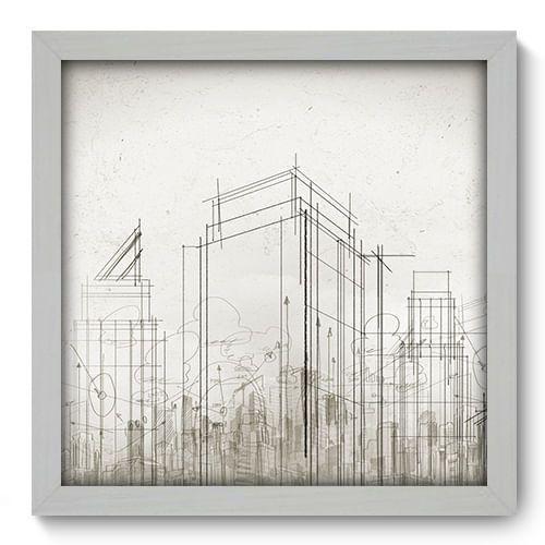 Imagem de Quadro Decorativo - Arquitetura - 33cm x 33cm - 009qnubb