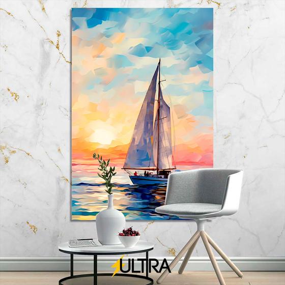 Imagem de Quadro Decorativo Arte Realista Impressionista 90x60cm