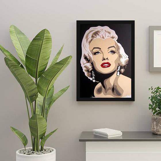 Imagem de Quadro Decorativo Artístico Marilyn Monroe