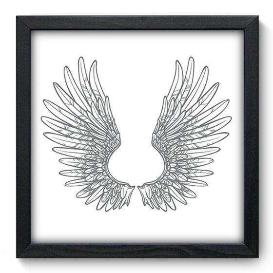 Imagem de Quadro Decorativo - Asas - 33cm x 33cm - 422qddp