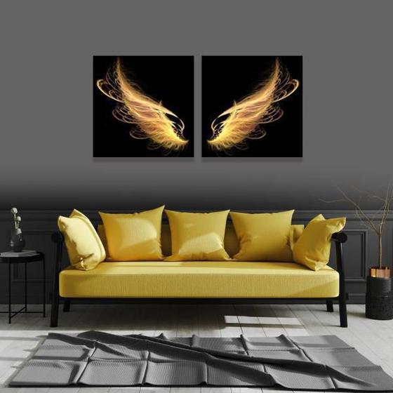 Imagem de Quadro Decorativo Asas De Anjo Duo Angel'S Wings Sofisticado