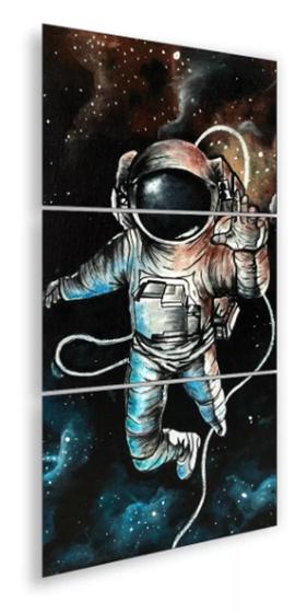 Imagem de Quadro decorativo Astronauta Espaço"