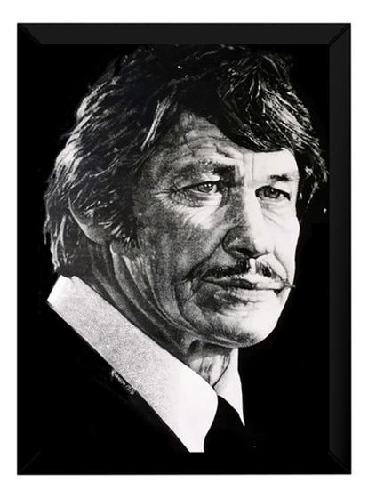 Imagem de Quadro Decorativo Ator Charles Bronson Desejo De Matar