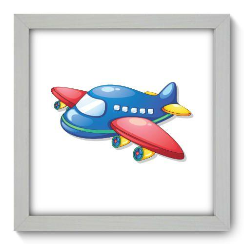 Imagem de Quadro Decorativo - Aviãozinho - 22cm x 22cm - 039qdbb