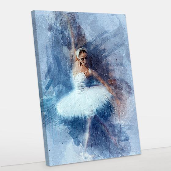 Imagem de Quadro Decorativo Bailarina Canvas 60x90 - Foto Paulista