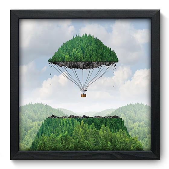 Imagem de Quadro Decorativo - Balão - 33cm x 33cm - 023qdap