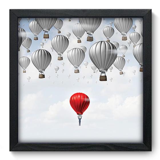 Imagem de Quadro Decorativo - Balões - 33cm x 33cm - 260qddp