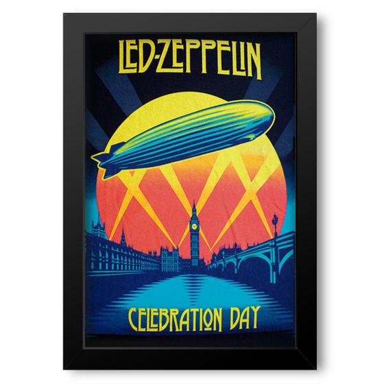 Imagem de Quadro Decorativo Bandas Led Zeppelin 2 Mdf 30X20Cm