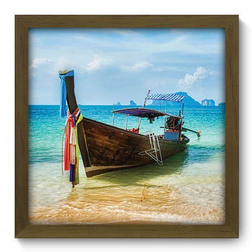 Imagem de Quadro Decorativo - Barco - 33cm x 33cm - 036qdpm