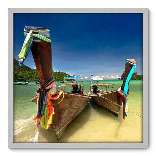 Quadro Decorativo - Barco - 70cm x 70cm - 023qnpdb Menor preço em Quadro Decorativo - Barco - 70cm x 70cm - 023qnpdb