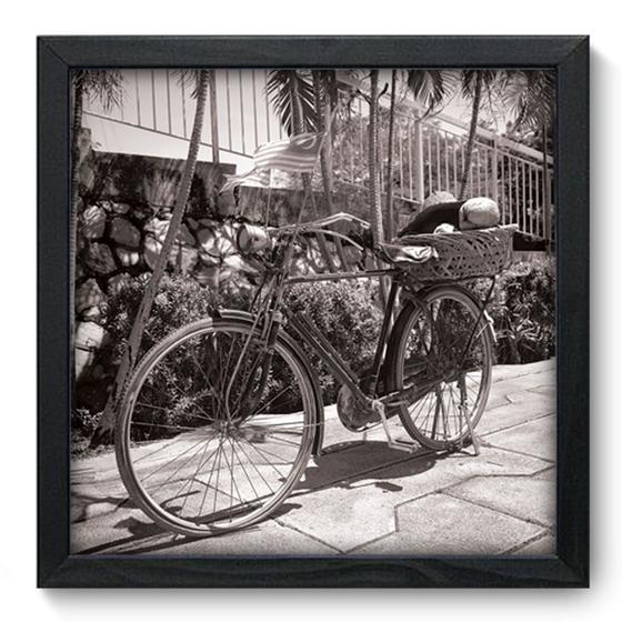 Menor preço em Quadro Decorativo - Bicicleta - 33cm x 33cm - 012qdvp