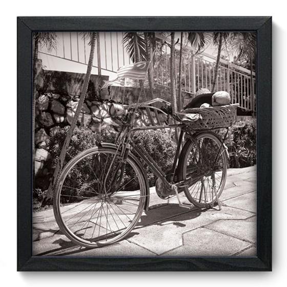 Quadro Decorativo - Bicicleta - 33cm x 33cm - 012qdvp Menor preço em Quadro Decorativo - Bicicleta - 33cm x 33cm - 012qdvp