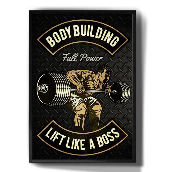 Imagem de Quadro Decorativo Bodybuilder Academia Fisiculturismo