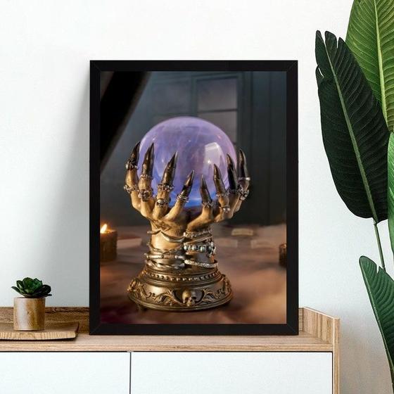 Imagem de Quadro Decorativo Bola De Cristal 45x34cm - com vidro