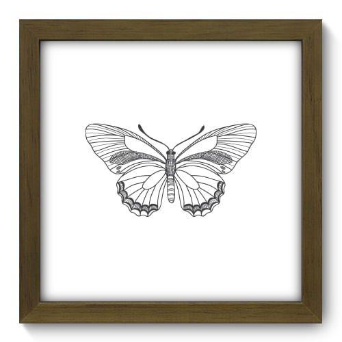 Imagem de Quadro Decorativo - Borboleta - 22cm x 22cm - 068qdsm