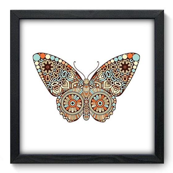 Imagem de Quadro Decorativo - Borboleta - 33cm x 33cm - 220qdsp