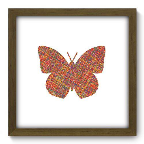 Imagem de Quadro Decorativo - Borboleta - 33cm x 33cm - 252qdsm