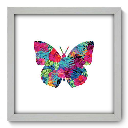 Imagem de Quadro Decorativo - Borboleta - 33cm x 33cm - 253qdsb