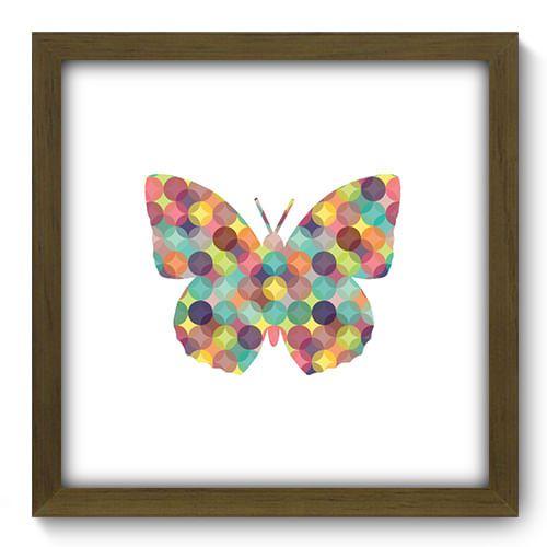 Quadro Decorativo - Borboleta - 33cm x 33cm - 255qdsm Menor preço em Quadro Decorativo - Borboleta - 33cm x 33cm - 255qdsm