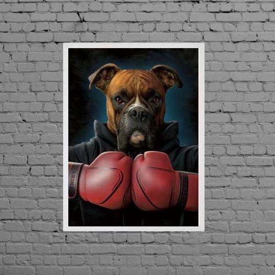 Imagem de Quadro Decorativo Boxer Box 45X34Cm