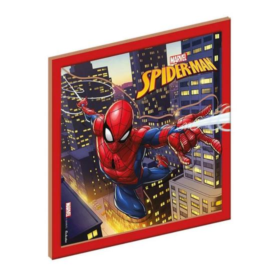 Imagem de Quadro Decorativo Brasão Homem-Aranha em MDF - 01 unidade - Festcolor - Rizzo