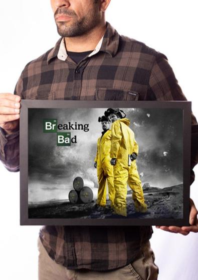 Imagem de Quadro Decorativo Breaking Bad Poster Com Moldura