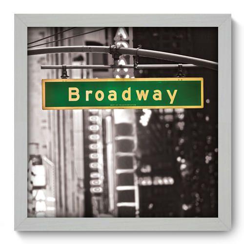 Imagem de Quadro Decorativo - Broadway - 33cm x 33cm - 008qdmb