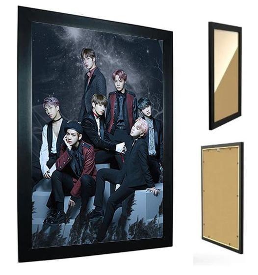 Imagem de Quadro Decorativo - BTS Bangtan Boys - C/ Moldura - M26