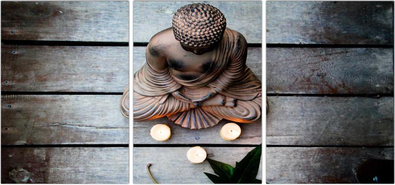 Imagem de Quadro Decorativo Budismo Buda Zen Ioga Meditação Decoração Quartos Sala P008