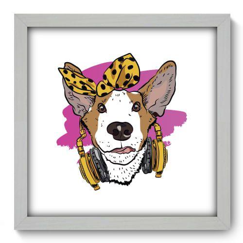 Imagem de Quadro Decorativo - Cachorro - 33cm x 33cm - 012qnsbb