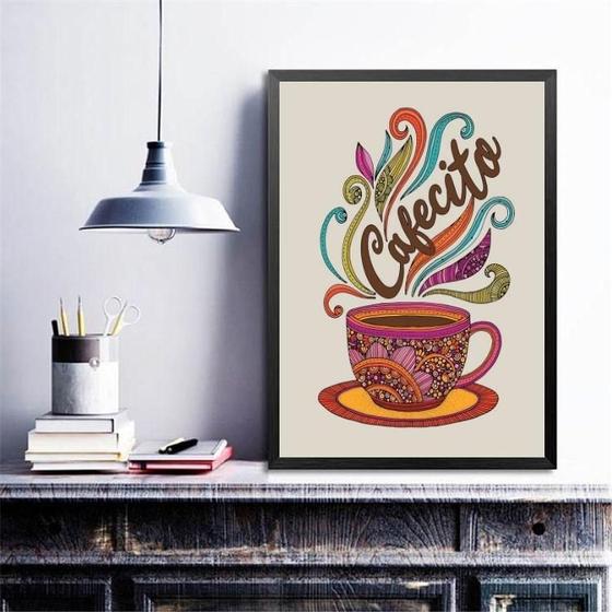 Imagem de Quadro Decorativo Café - Cafecito 45X34Cm